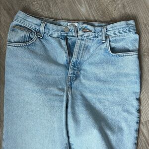 Calvin Klein Jeans Light Blue High-Rise Straight Leg Jeans